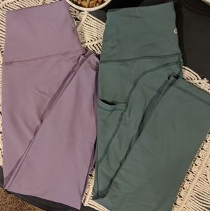 90 Degree by Reflex Leggings (2) 💜💚